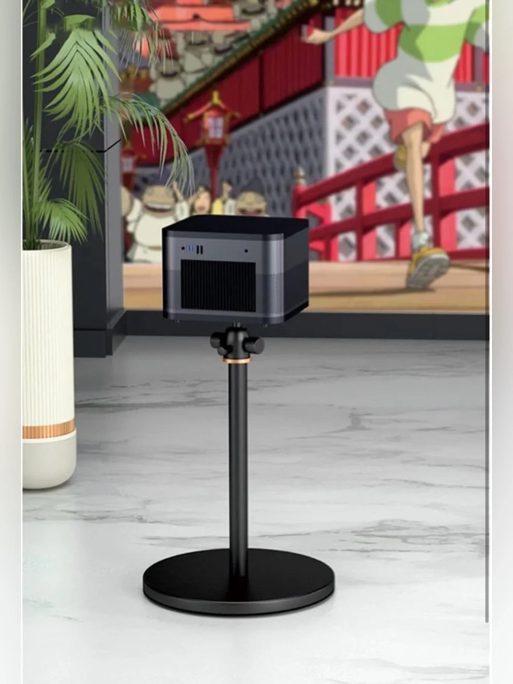 Projector Stand, Universal Projector Mount, 360° Rotatable, Height Adjustable